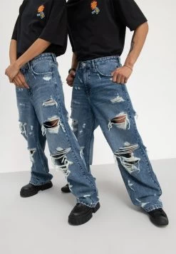 YOUR TURN Mode 17 YOURTURN Unisex - Relaxed Fit Jeans - Light Blue Denim