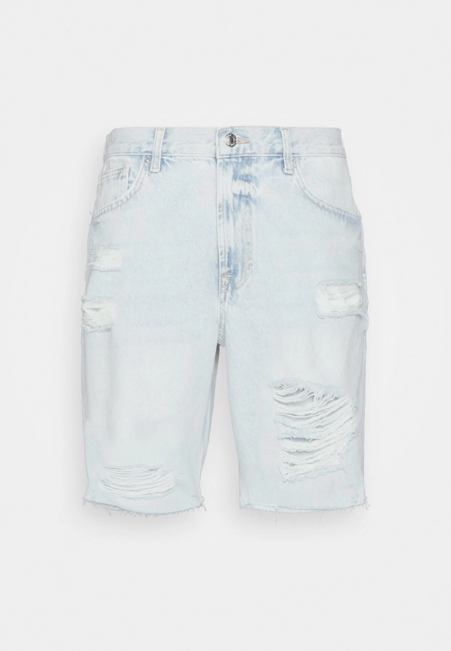 YOURTURN Unisex - Jeansshort - Light Blue Denim 6 YOURTURN Unisex - Jeansshort - Light Blue Denim - Afbeelding 6