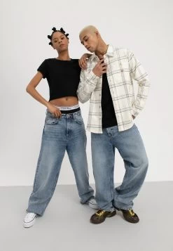 YOURTURN Baggy Jeans Unisex - Relaxed Fit Jeans - Dark Blue Denim 9 YOURTURN Baggy Jeans Unisex - Relaxed Fit Jeans - Dark Blue Denim -YOUR TURN Mode b84f61fa9ad14cbdabe904cec70f0a93