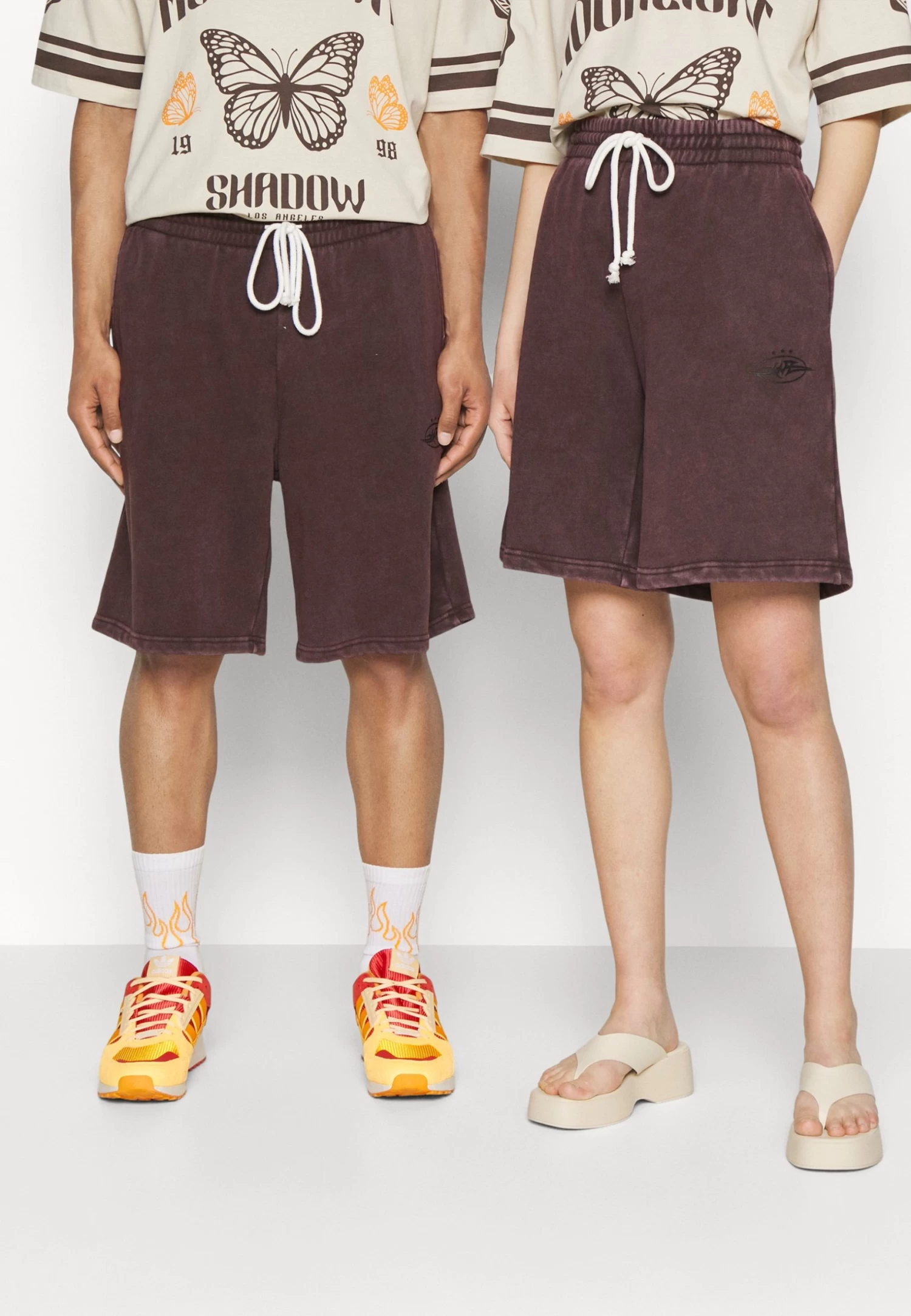 YOURTURN Unisex - Shorts - Dark Brown 1 YOURTURN Unisex - Shorts - Dark Brown