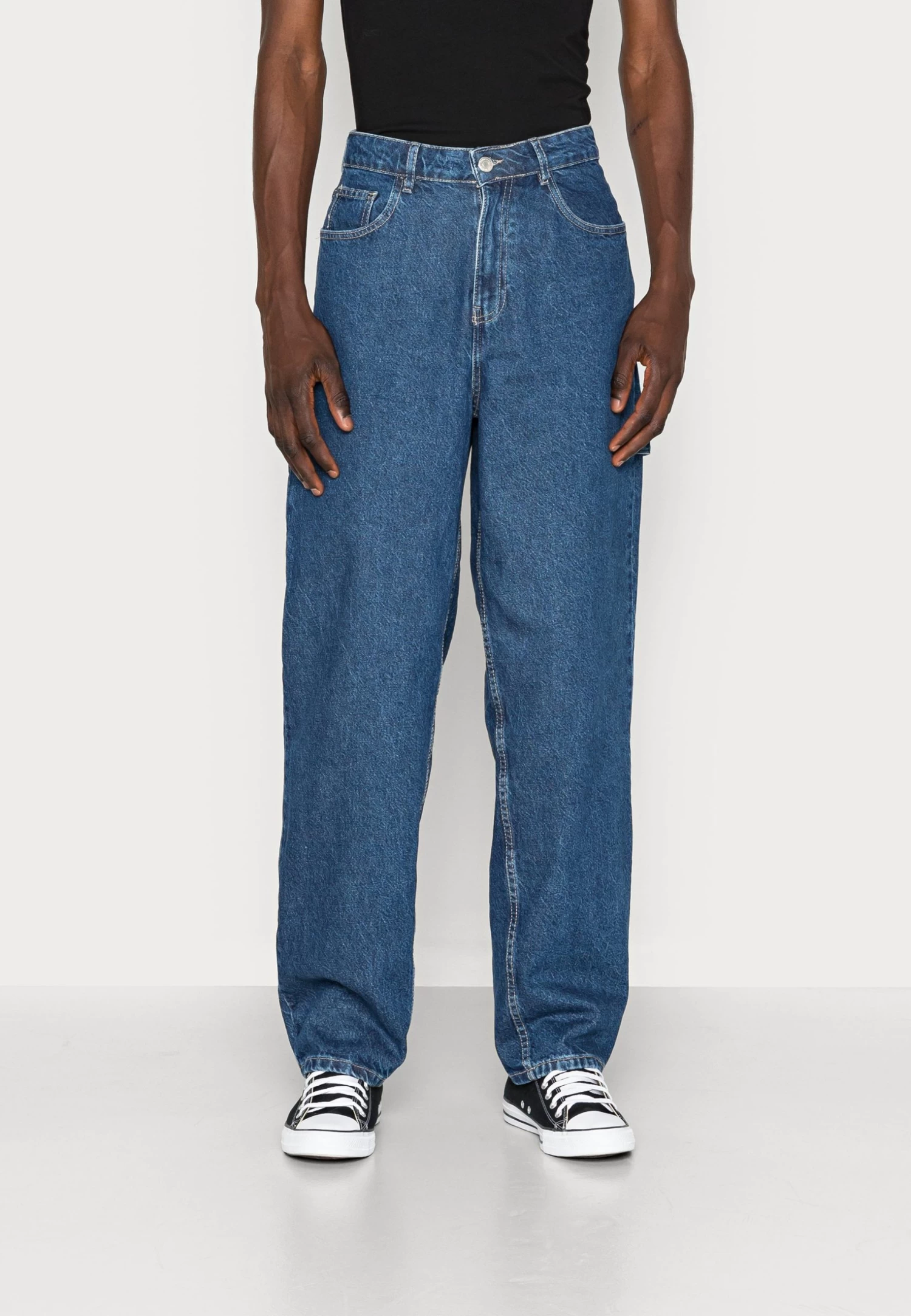 YOURTURN Unisex - Relaxed Fit Jeans - Rinsed Denim 1 YOURTURN Unisex - Relaxed Fit Jeans - Rinsed Denim