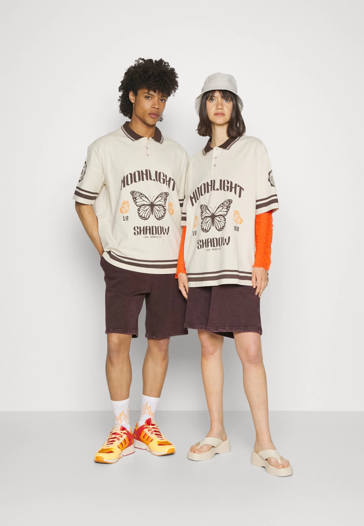 YOURTURN Unisex - Shorts - Dark Brown 2 YOURTURN Unisex - Shorts - Dark Brown - Afbeelding 2